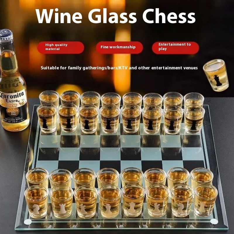 Home Bar Set - Transparant Glas Wijnglas Set Bar Drinkspellen