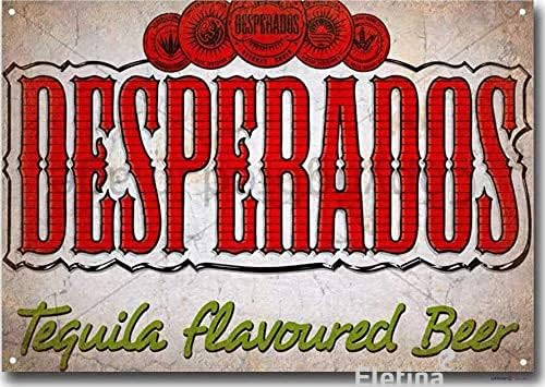 Home Bar And Coffee - Metalen bord - Desperados Tequila Bier