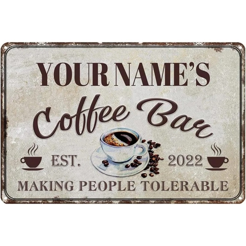 Home Bar And Coffee - Op maat gemaakt retro koffiebar blikken