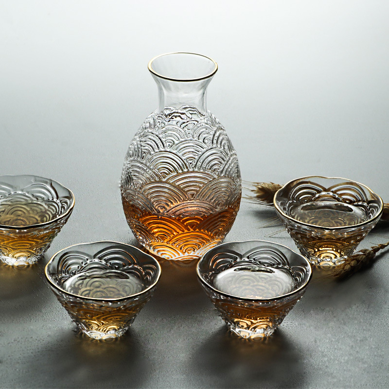 Home Bar Set - Japanse Hammer Sake Pot Set Glazen