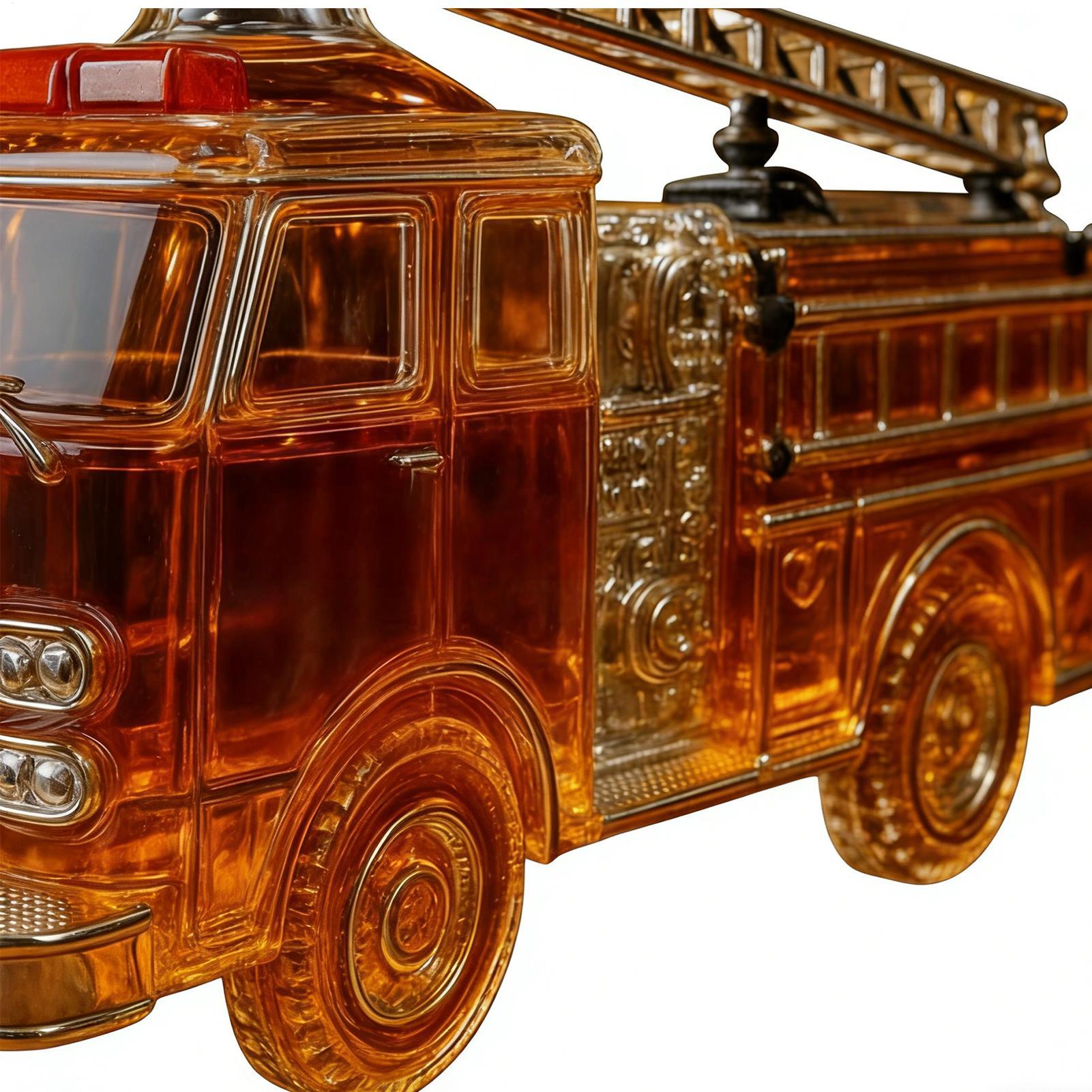 Home Bar And Cabinet - Whiskyfles 300ml Brandweerauto-vormige fles Glazen whiskykaraf