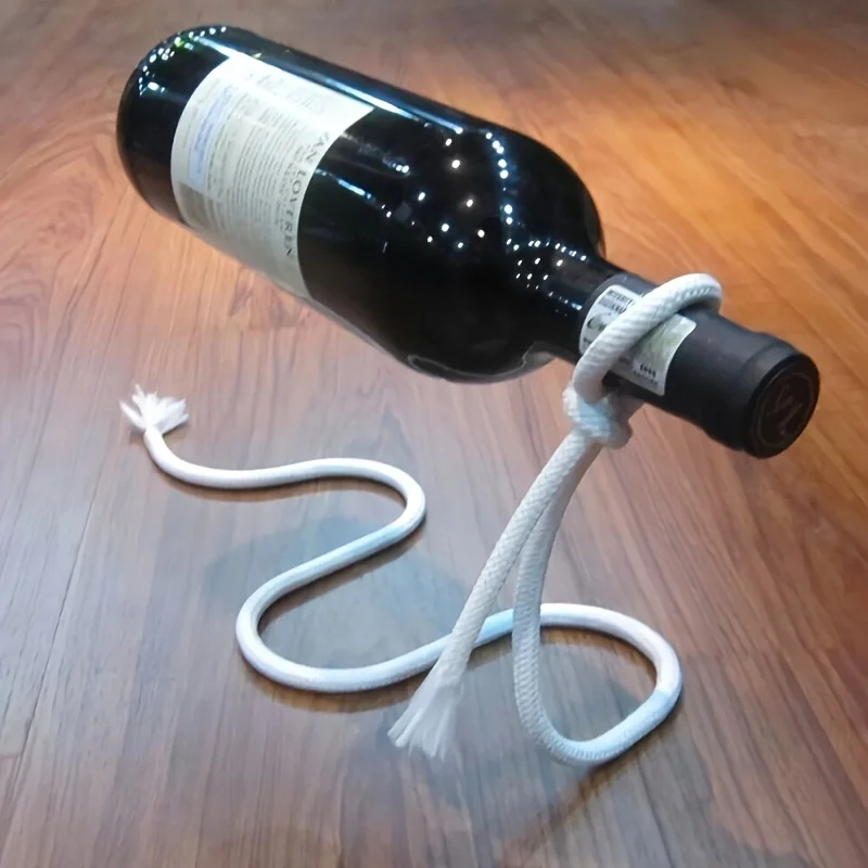 Home Bar Setup - Creatieve Wijnflesrek Persoonlijkheid Touw Whisky Houder