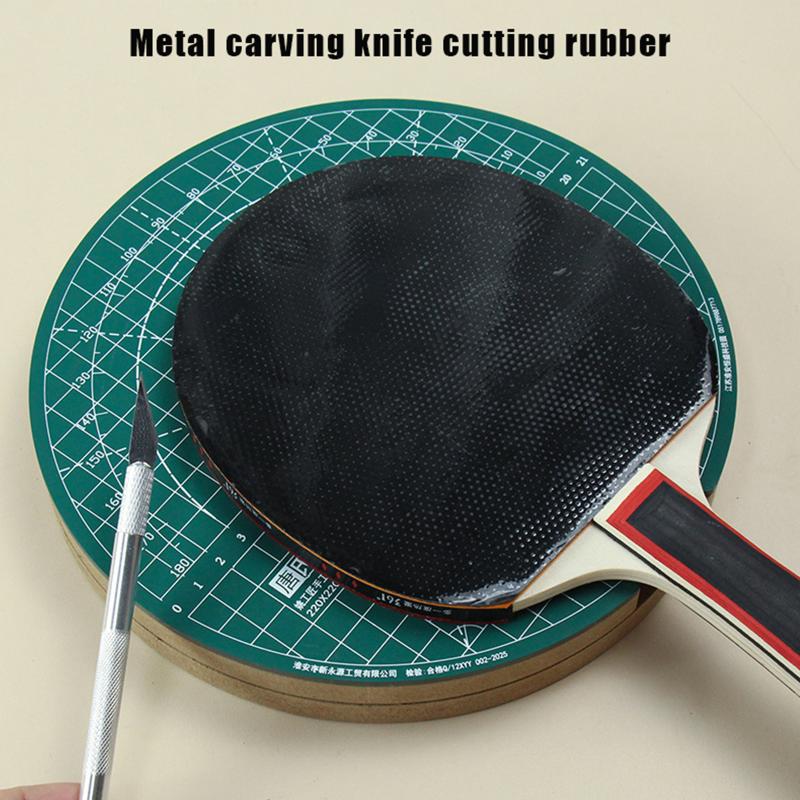 Bar Mat Rubber - Nieuwe tafeltennisrubber roterende snijmattenset DIY-snijgereedschap met