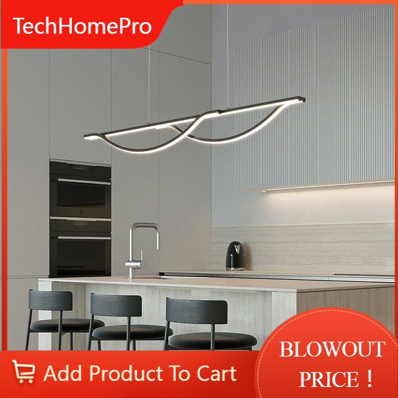 Home Bar Word - TechHPLed Restaurant Kroonluchter Scandinavische Eenvoudige Eetkamer