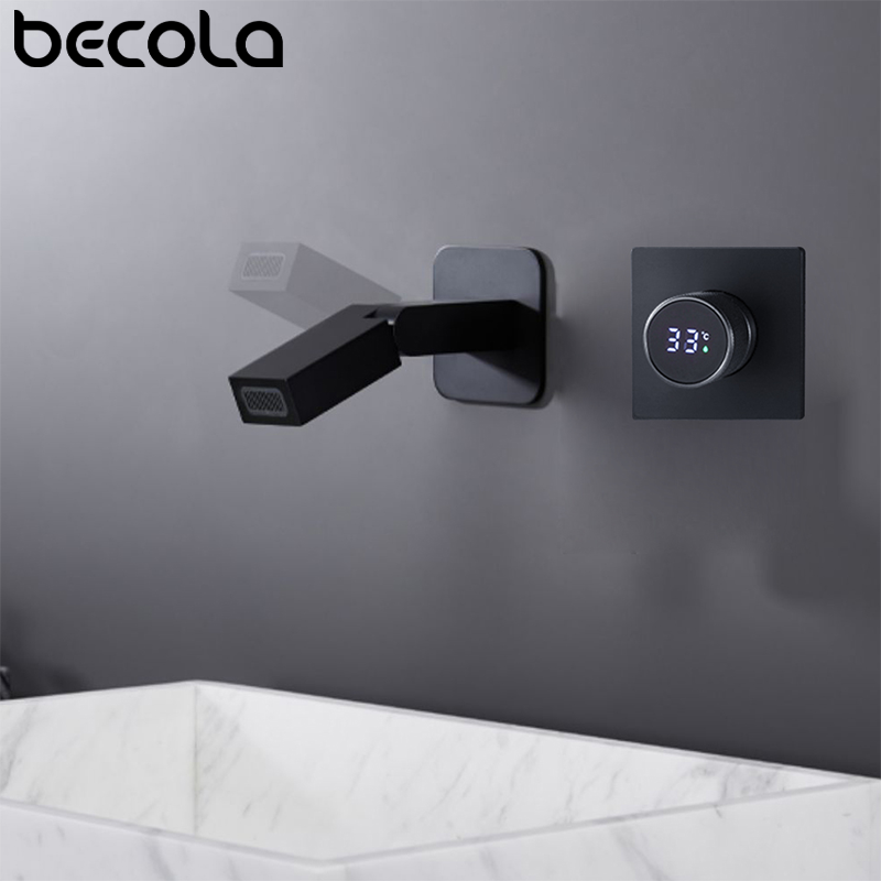 Home Bar Sink - Becola wandgemonteerde digitale temperatuurkraan met enkele