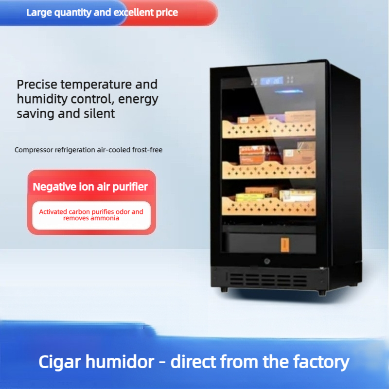 Home Bar And Cabinet - 150-300 Sigaar Humidor Kast met Compressor