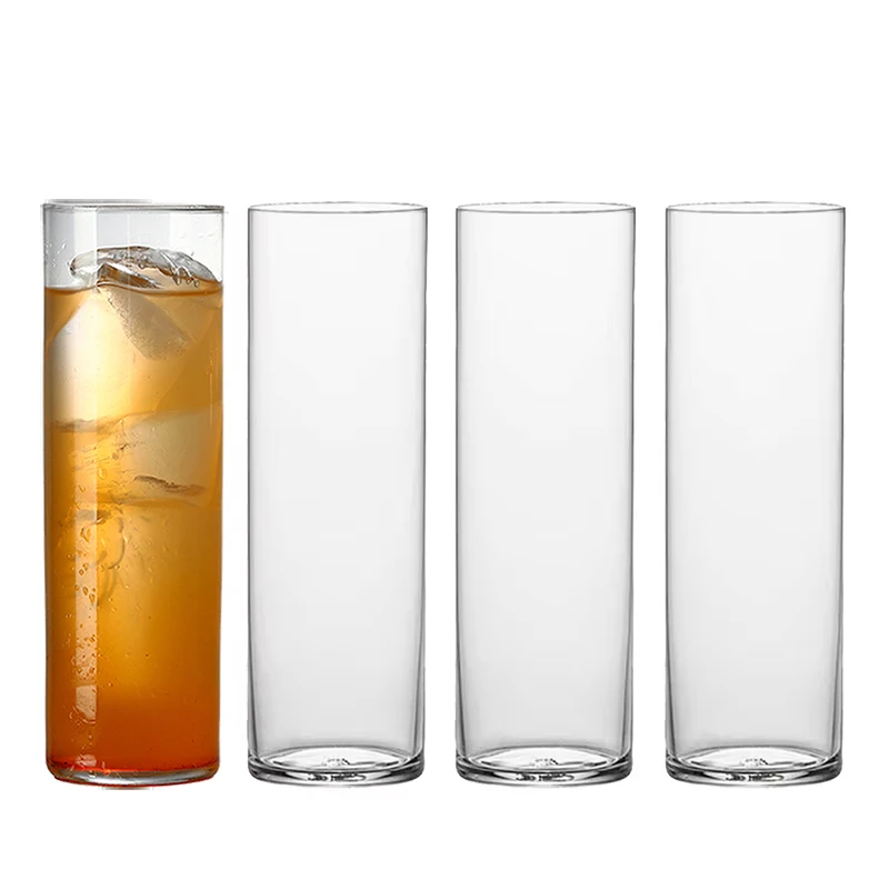 Highball Glass Set - 4 stuks extra lichte kristallen highballglazen,