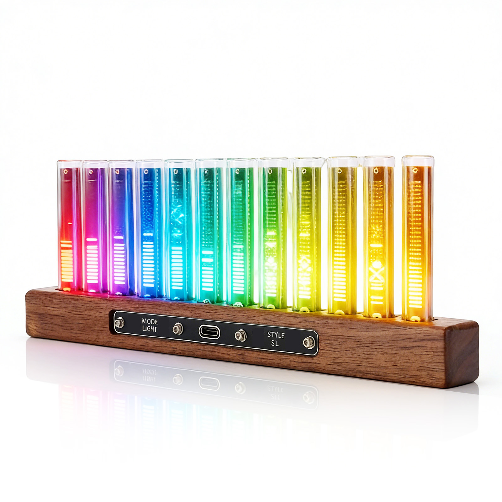Home Bar Setup - LED-muziekspectrumdisplay Home Audio Analyzer Hoge gevoeligheid