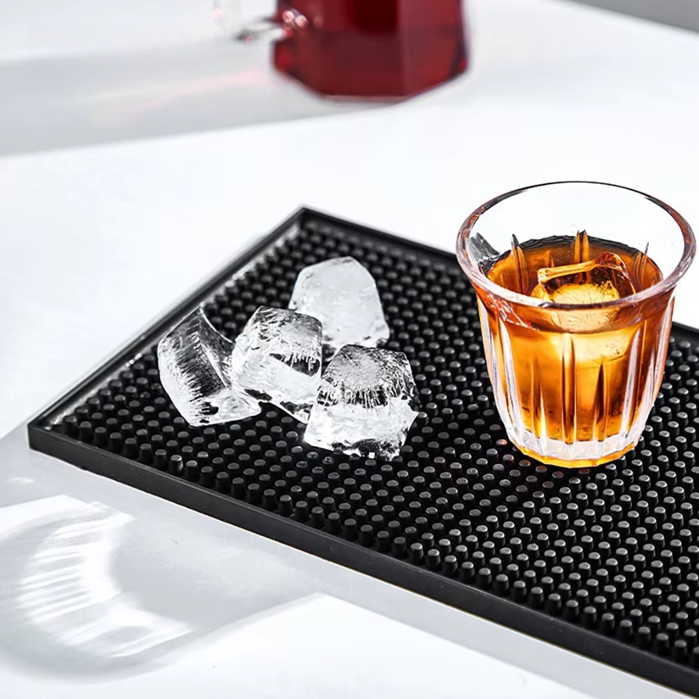 Rubberen barmat, onderzetters, - Bar Mat Rubber recensie en prijs