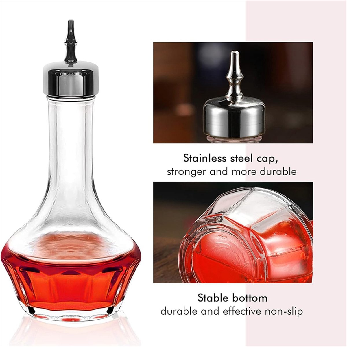 A75K 6-delige bittersflesjesse - Bitters Bottle Set recensie en prijs
