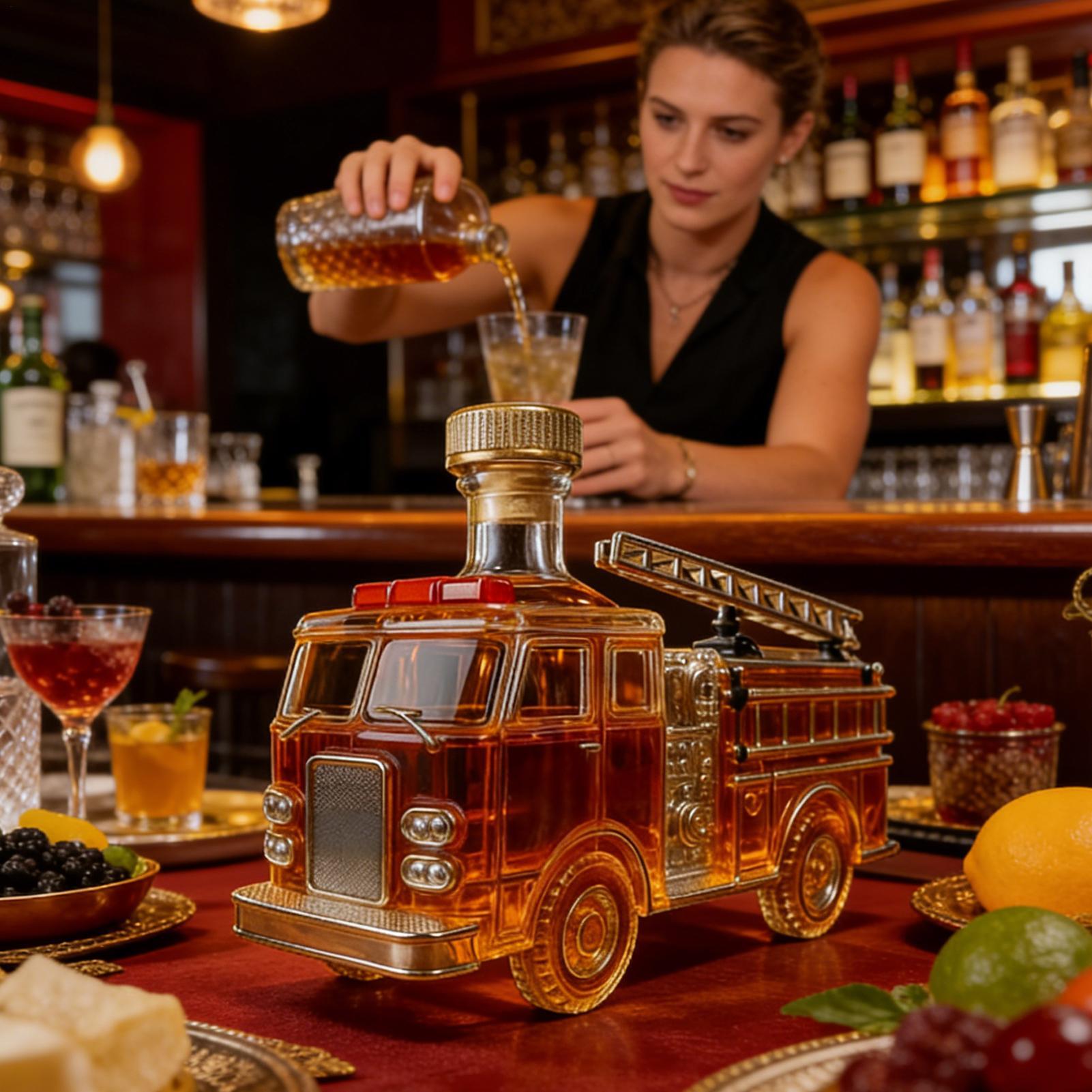 Glazen whiskykaraf in de vorm  - Home Bar And Cabinet recensie en prijs