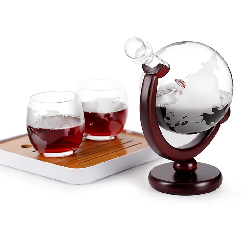 Whisky Karaf Globe Wijnglas Se - Decanter Globe Set recensie en prijs