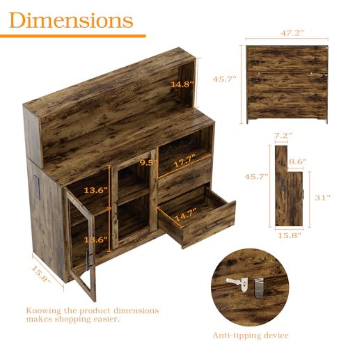 Home Bar Kast met Verstelbaar  - Home Bar And Cabinet recensie en prijs