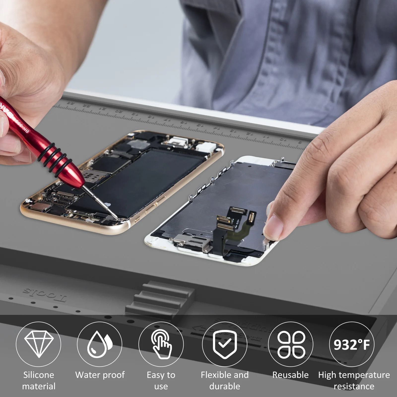 Soldeerstation Mat Siliconen W - Bar Mat Rubber recensie en prijs