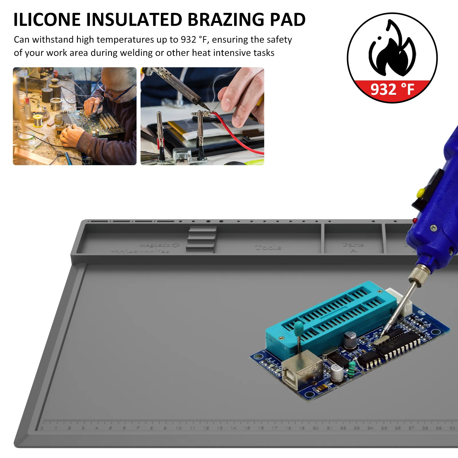 Soldeerstation Mat Siliconen W - Bar Mat Rubber recensie en prijs