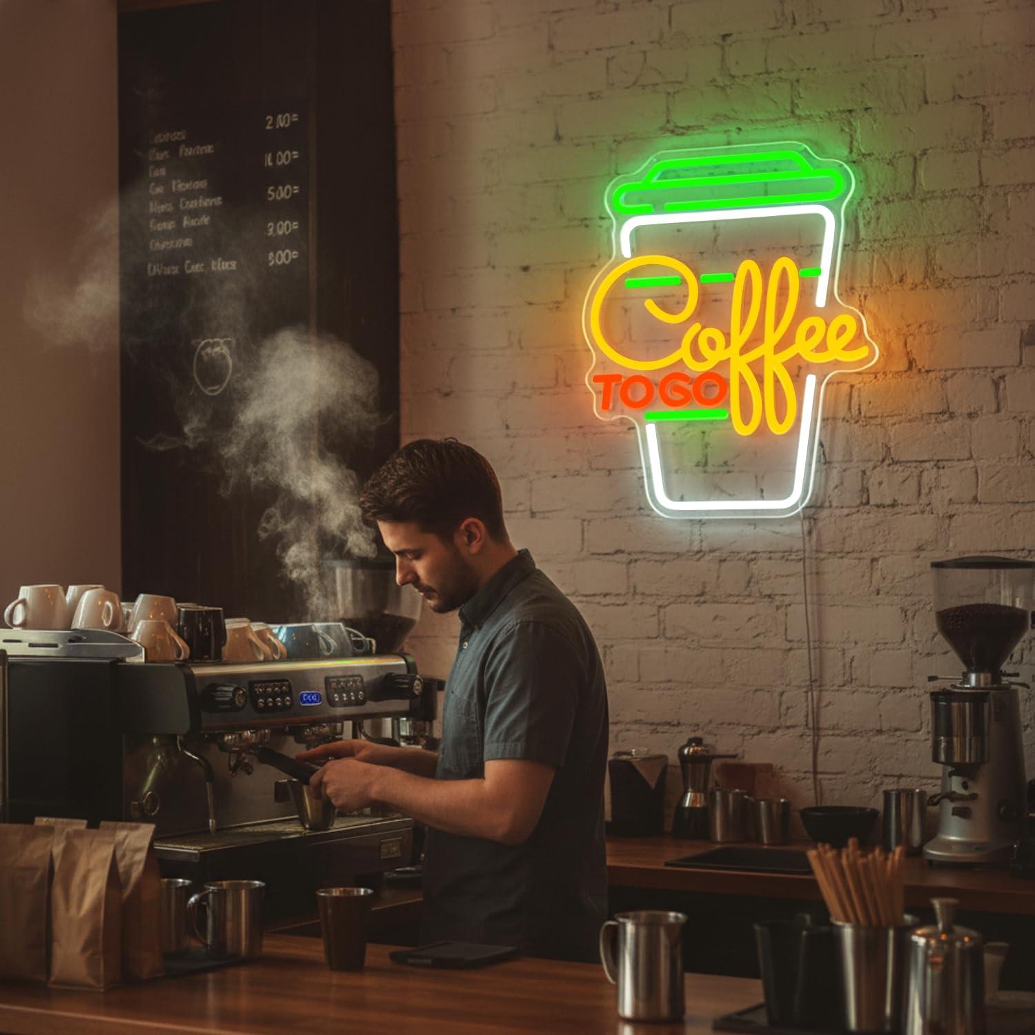 Koffie Neon Sign USB dimbare L - Home Bar And Coffee recensie en prijs