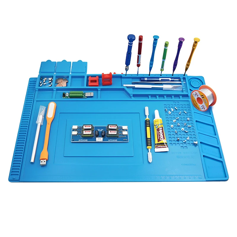 Siliconen soldeermat ESD antis - Bar Mat Rubber recensie en prijs