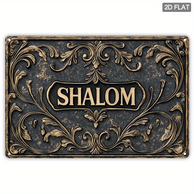 CIFBUY Vintage Shalom aluminiu - Home Bar Signs recensie en prijs