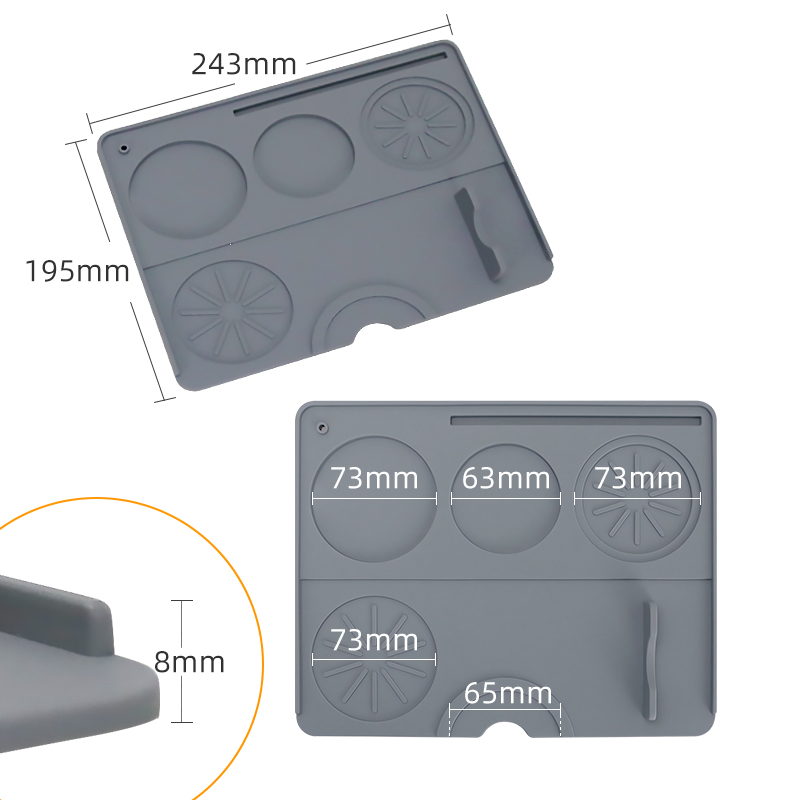 Koffie Tamper Mat Espresso Fil - Bar Mat Rubber recensie en prijs