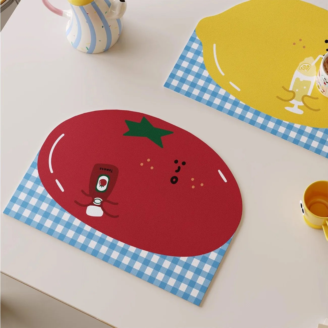 Cartoon lederen waterdichte hi - Bar Mat Rubber recensie en prijs