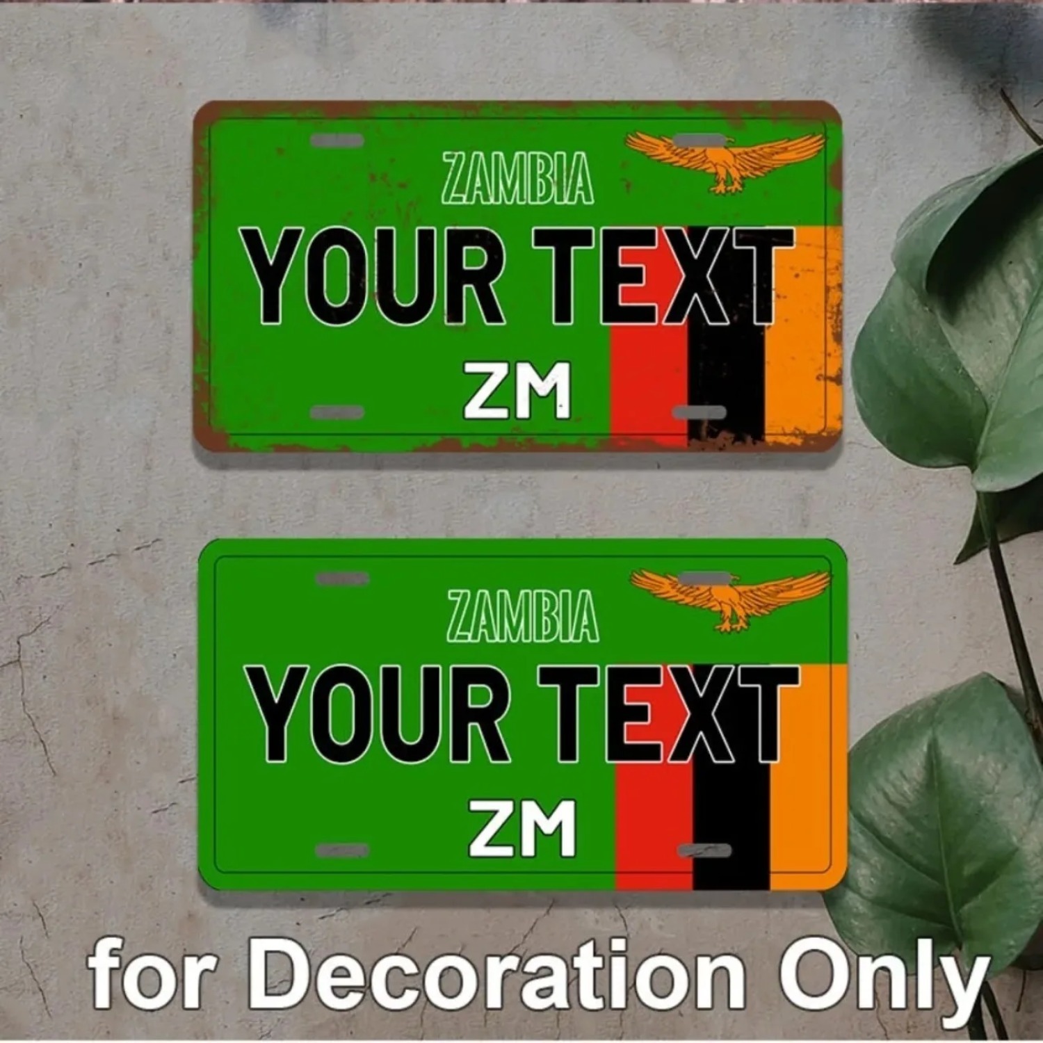 Op maat gemaakte Zambia alumin - Home Bar Signs recensie en prijs